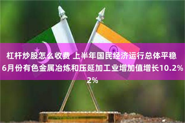 杠杆炒股怎么收费 上半年国民经济运行总体平稳 6月份有色金属冶炼和压延加工业增加值增长10.2%