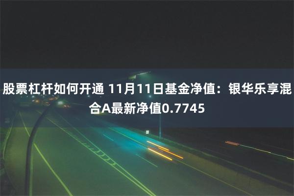 股票杠杆如何开通 11月11日基金净值：银华乐享混合A最新净值0.7745